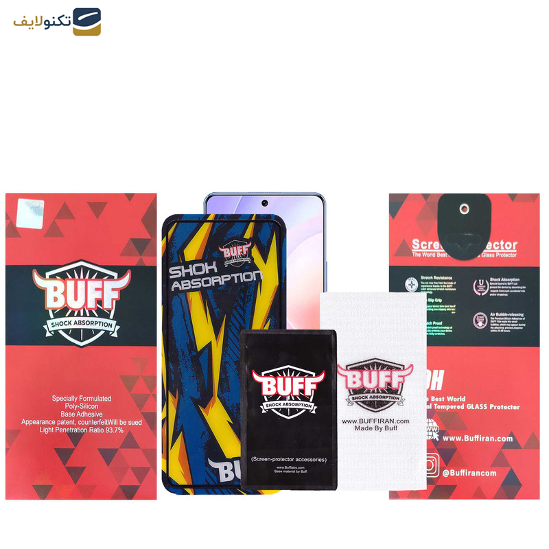 محافظ صفحه نمایش بوف مدل Shock-Shock مناسب برای گوشی موبایل هوآوی Nova 9 Se - Honor 50 se - Buff Shock-Shock Glass Screen Protector For Huawei Nova 9 Se - Honor 50 se