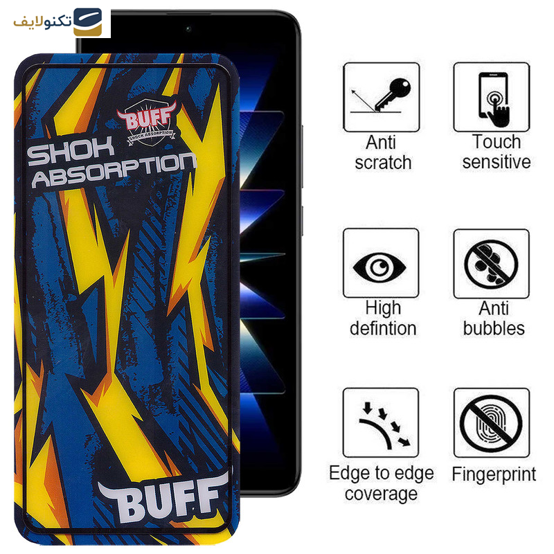 محافظ صفحه نمایش بوف مدل Shock-Shock-G مناسب برای گوشی موبایل شیائومی Redmi K60 Pro - K60E - K60 - Buff Shock-Shock-G Glass Screen Protector For Xiaomi Redmi K60 Pro - K60E - K60