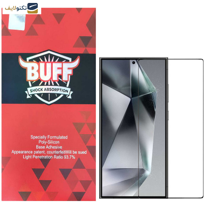 محافظ صفحه نمایش بوف مدل FullGlue-Max مناسب برای گوشی موبایل سامسونگ Galaxy S24 Ultra - Buff FullGlue-Max Glass Screen Protector For Samsung Galaxy S24 Ultra