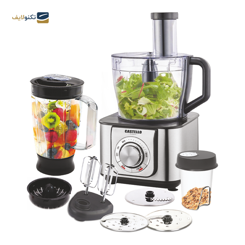 غذاساز کاستلو مدل CFP400 - Castello CFP400 Food Processor