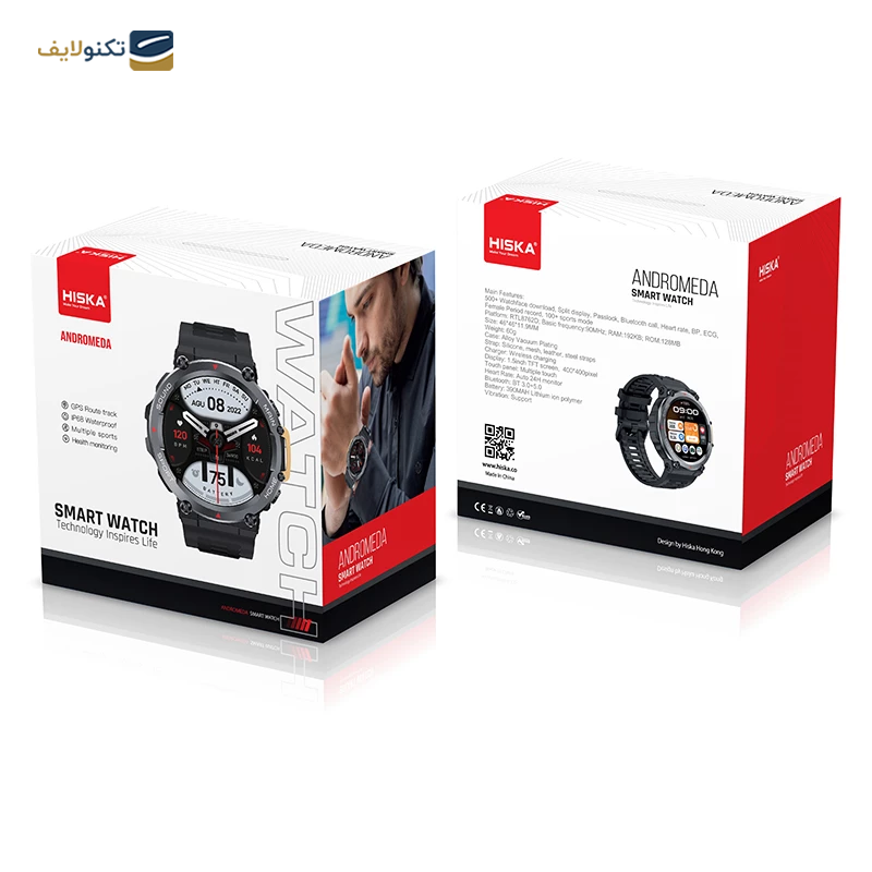 ساعت هوشمند هیسکا مدل Andromeda - Hiska Andromeda Smartwatch