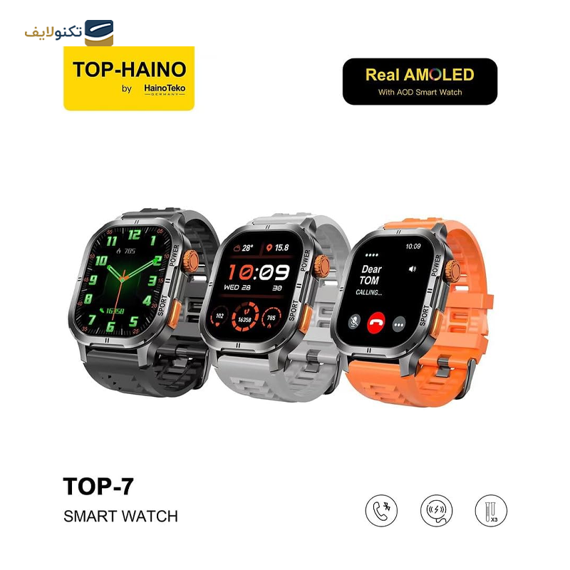 ساعت هوشمند هاینو تکو مدل Top-7 - Haino Teko Top-7 Smartwatch