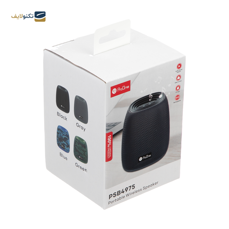 اسپیکر بلوتوثی قابل حمل پرووان مدل PSB4975 - ProOne PSB4975 Portable Bluetooth Speaker