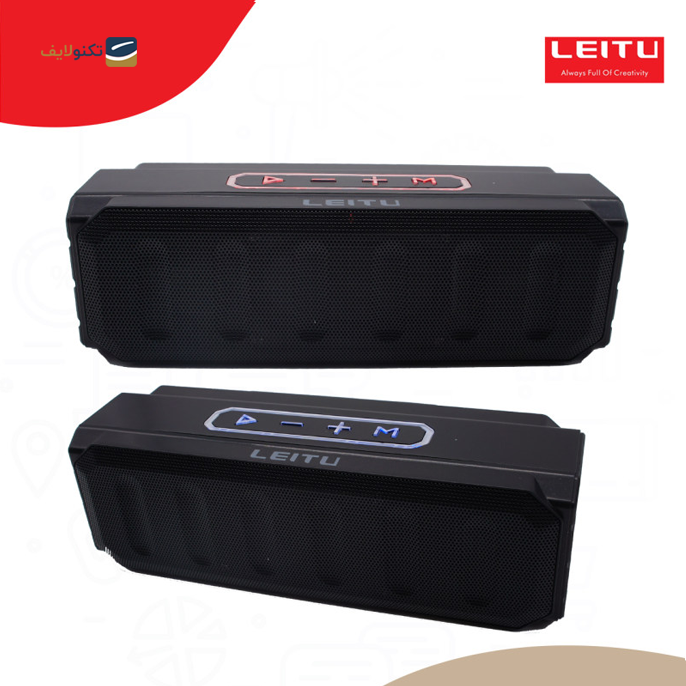  اسپیکر بلوتوثی قابل حمل لیتو مدل LK - 43 - Leitu LK - 43 Bluetooth Speaker