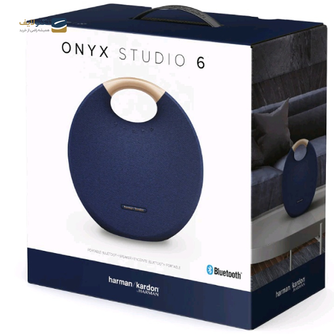  اسپیکر بلوتوثی قابل حمل هارمن کاردن مدل Onyx Studio 6 - Harman Kardon Onyx Studio 6 Portable Bluetooth Speaker