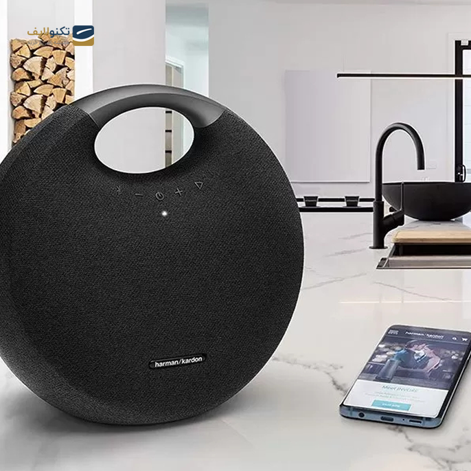  اسپیکر بلوتوثی قابل حمل هارمن کاردن مدل Onyx Studio 6 - Harman Kardon Onyx Studio 6 Portable Bluetooth Speaker