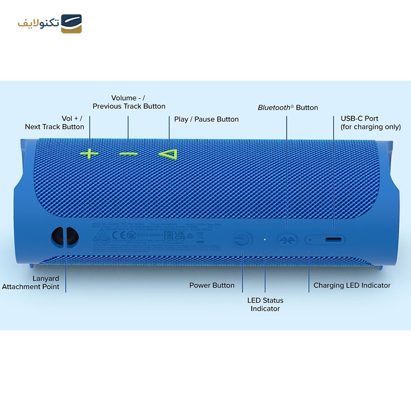 اسپیکر بلوتوثی کریتیو مدل MUVO Go قابل حمل - Creative Muvo Go Portable Bluetooth Speaker