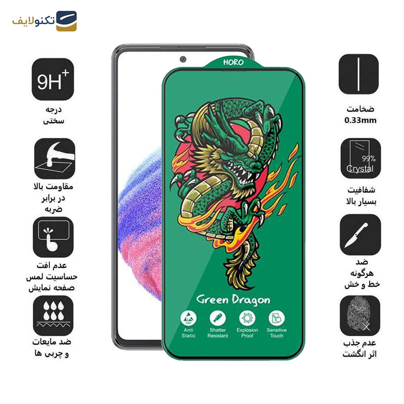 محافظ صفحه نمایش اپیکوی مدل Green Dragon ExplosionProof مناسب برای گوشی موبایل سامسونگ Galaxy A53 5G/A52s 5G/A52 5G/A51 4G/5G  - Epicoy Green Dragon ExplosionProof Screen Protector For Samsung Galaxy A53 5G/A52s 5G/A52 5G/A51 4G/5G