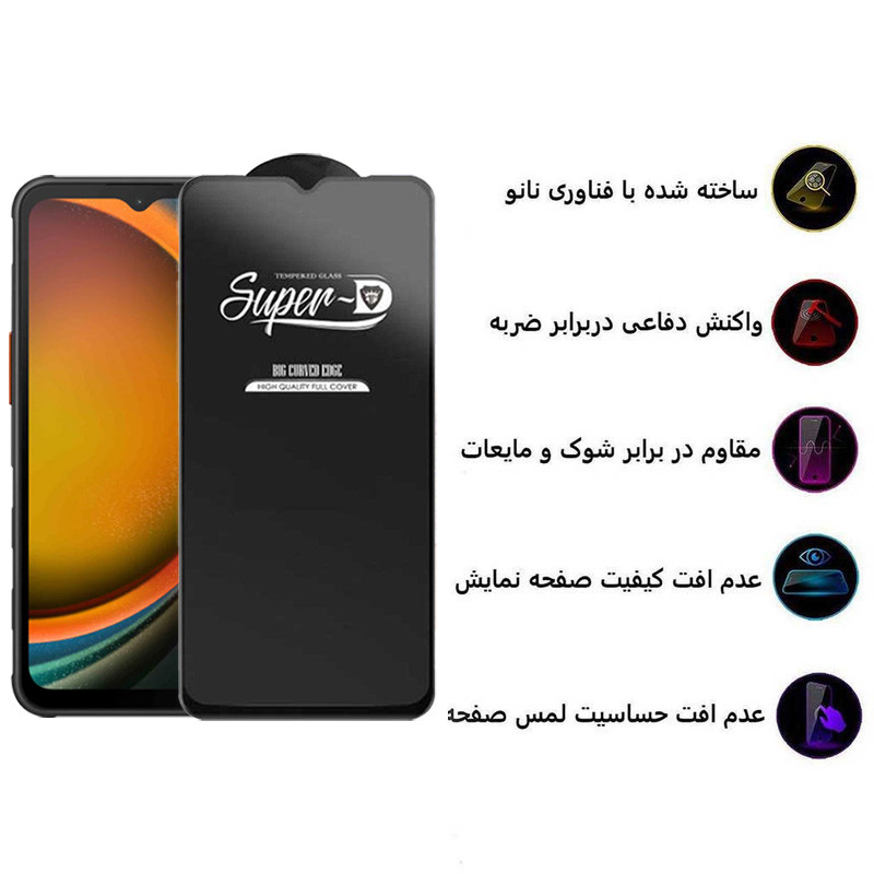 محافظ صفحه نمایش اپیکوی مدل Super 5D مناسب برای گوشی موبایل سامسونگ Galaxy A14 4G/5G /Xcover7 - Epicoy Super 5D Glass Screen Protector For Samsung Galaxy A14 4G/5G /Xcover7