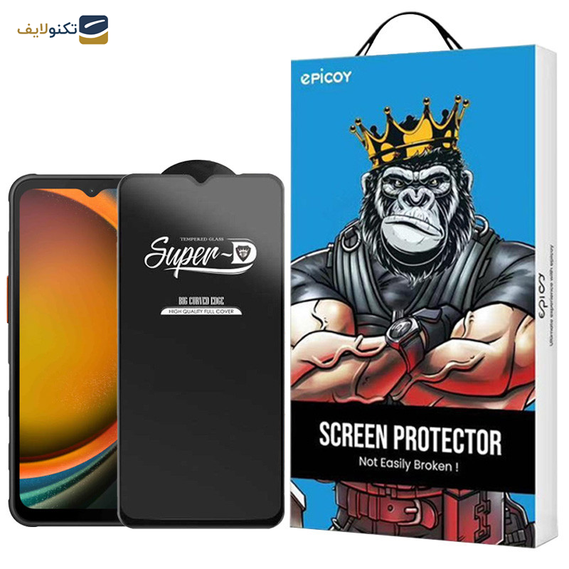 محافظ صفحه نمایش اپیکوی مدل Super 5D مناسب برای گوشی موبایل سامسونگ Galaxy A14 4G/5G /Xcover7 - Epicoy Super 5D Glass Screen Protector For Samsung Galaxy A14 4G/5G /Xcover7