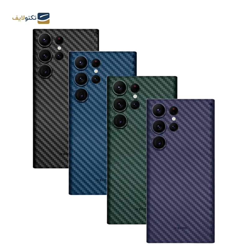قاب گوشی سامسونگ Galaxy S24 Ultra کی زد دوو مدل Air Carbon - kzdoo Air Carbon Cover For Samsung Galaxy S24 Ultra