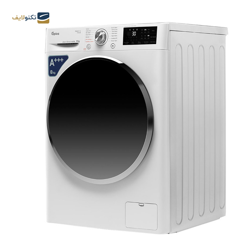 ماشین لباسشویی جی پلاس 8 کیلویی مدل GWM-L880 - GPlus GWM-L880 Washing Machine 8KG