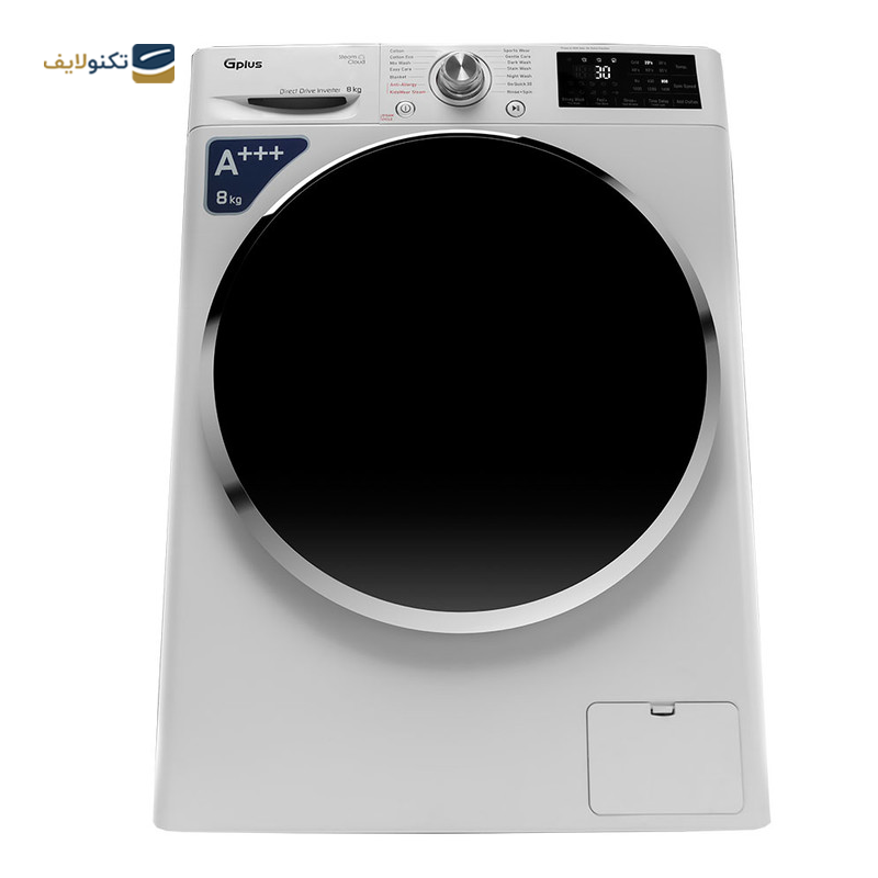 ماشین لباسشویی جی پلاس 8 کیلویی مدل GWM-L880 - GPlus GWM-L880 Washing Machine 8KG