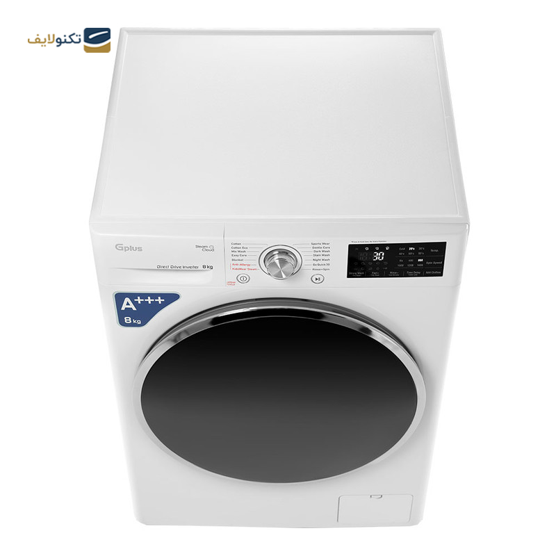 ماشین لباسشویی جی پلاس 8 کیلویی مدل GWM-L880 - GPlus GWM-L880 Washing Machine 8KG