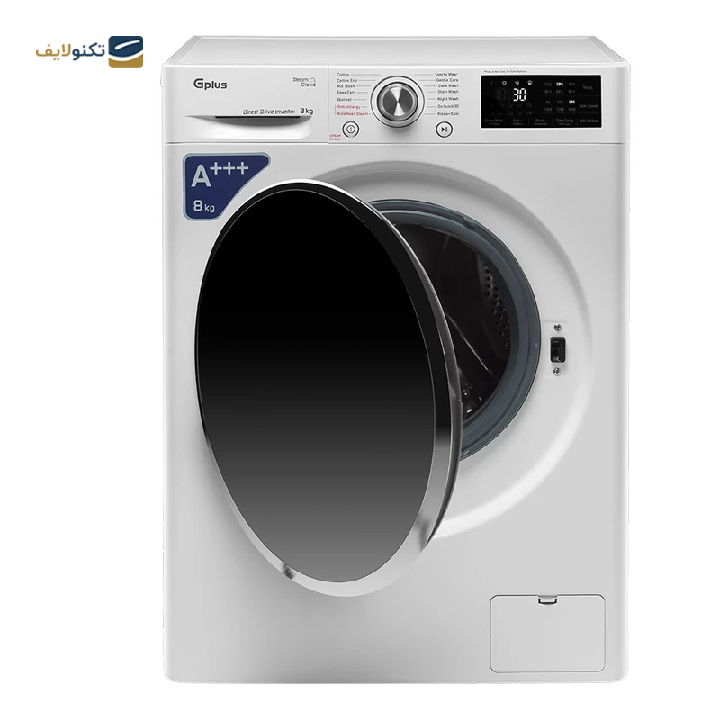 ماشین لباسشویی جی پلاس 8 کیلویی مدل GWM-L880 - GPlus GWM-L880 Washing Machine 8KG