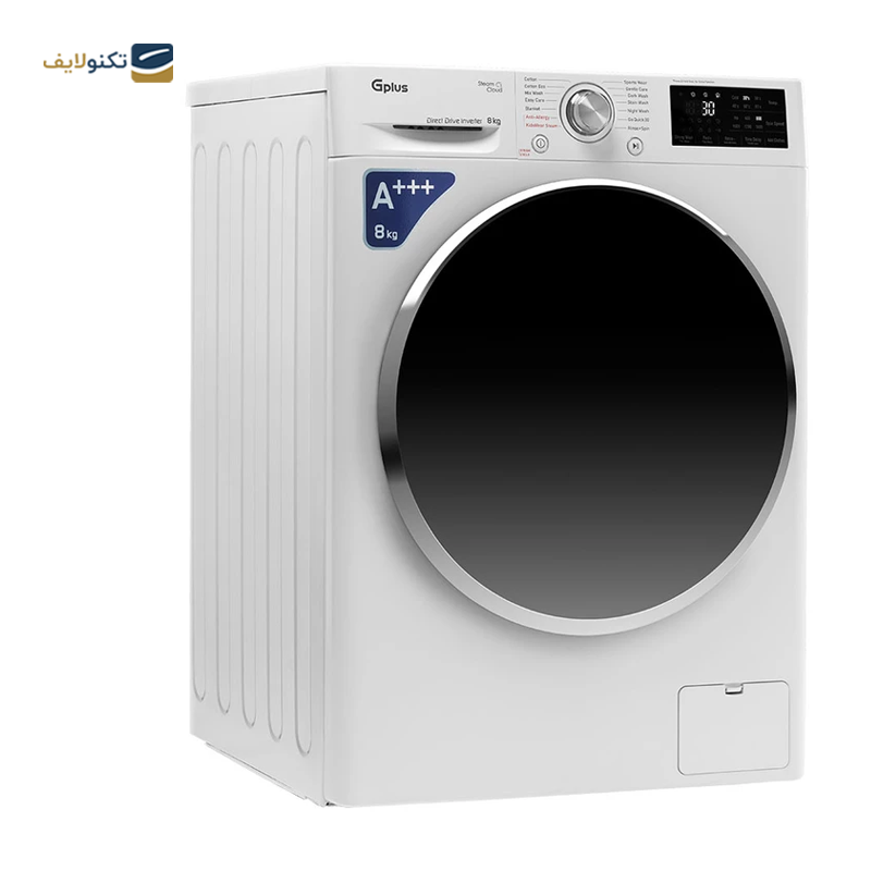 ماشین لباسشویی جی پلاس 8 کیلویی مدل GWM-L880 - GPlus GWM-L880 Washing Machine 8KG