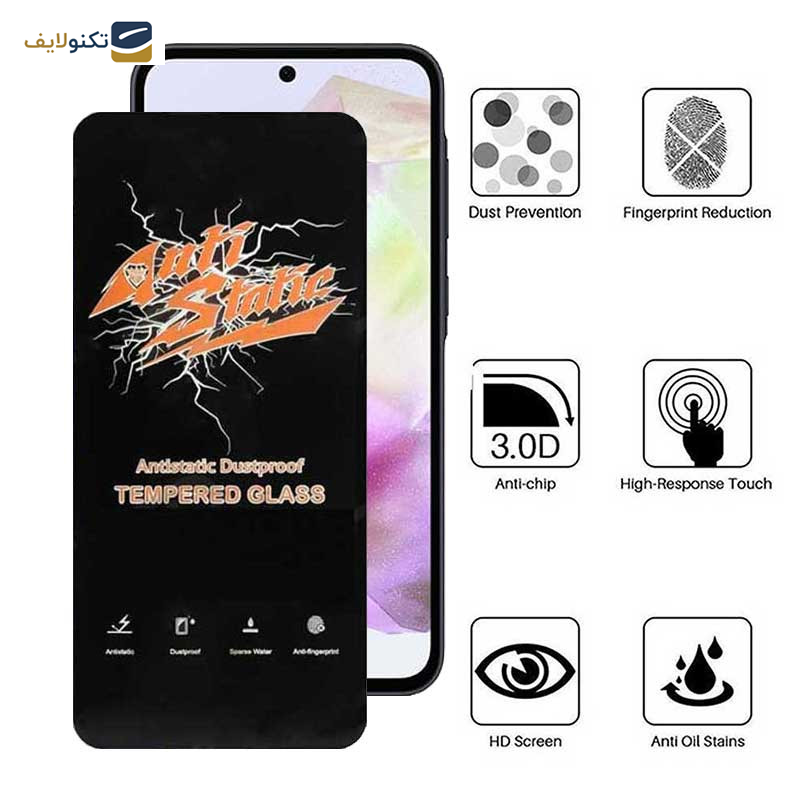 محافظ صفحه نمایش اپیکوی مدل Antistatic Dustproof مناسب برای گوشی موبایل سامسونگ Galaxy A35 - Epicoy Antistatic Dustproof Screen Protector For Samsung Galaxy A35