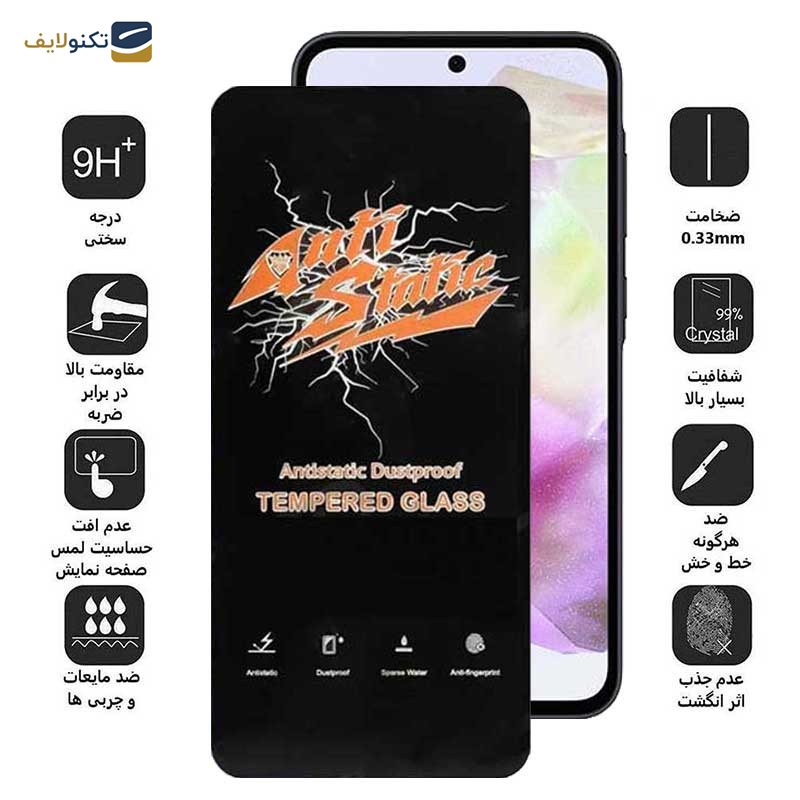 محافظ صفحه نمایش اپیکوی مدل Antistatic Dustproof مناسب برای گوشی موبایل سامسونگ Galaxy A35 - Epicoy Antistatic Dustproof Screen Protector For Samsung Galaxy A35