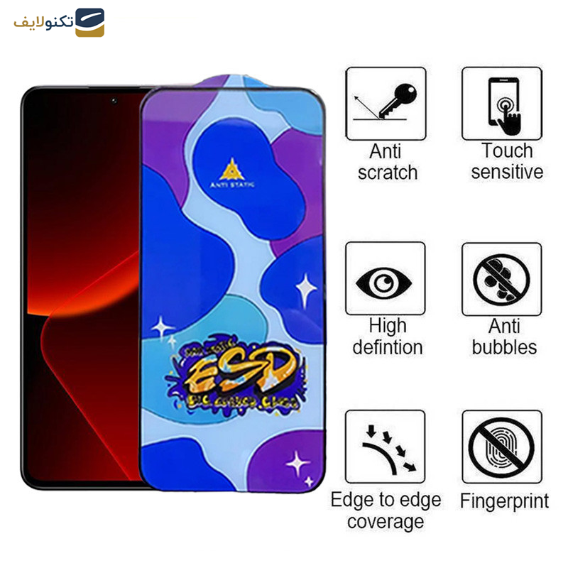 محافظ صفحه نمایش اپیکوی مدل Star ESD مناسب برای گوشی موبایل شیائومی 13T Pro-13T-12T Pro-12T-11T Pro-11T-Mi 10T Lite 5G - Star ESD Glass Screen Protector For Xiaomi 13T Pro-13T-12T Pro-12T-11T Pro-11T-Mi 10T Lite 5G