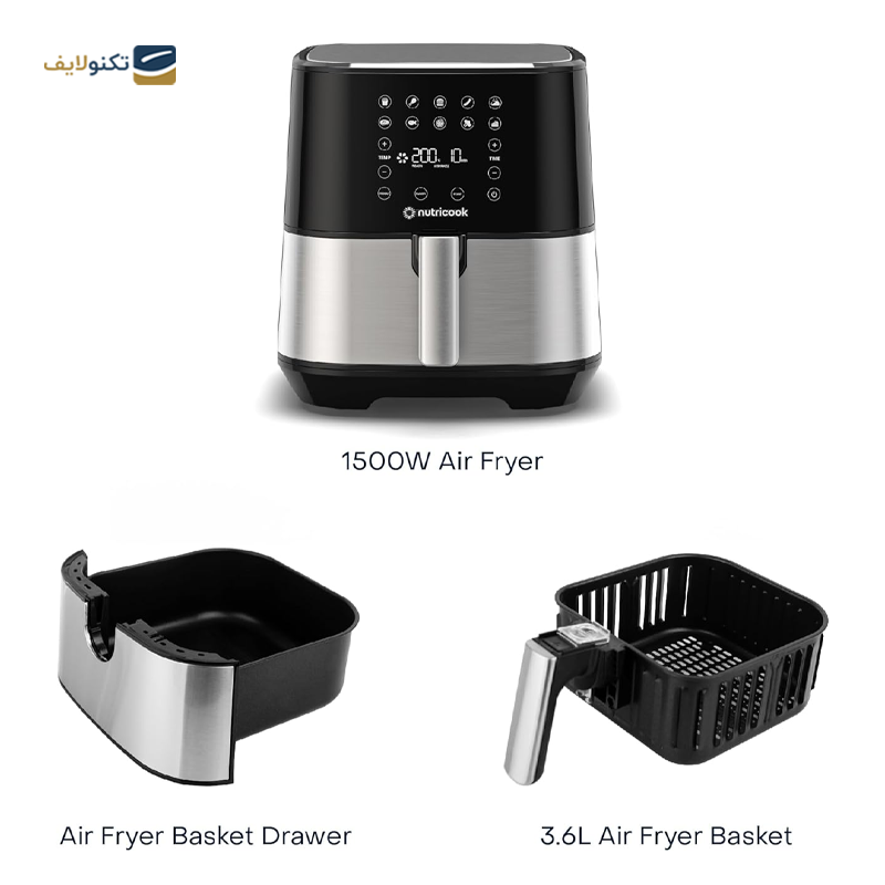 سرخ کن بدون روغن نوتریکوک مدل AF204 - Nutricook AF204 Air Fryer