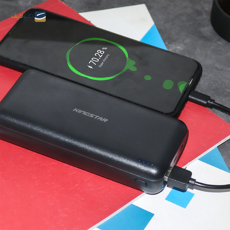 پاوربانک کینگ استار مدل KP20023PD ظرفیت 20000 میلی آمپر ساعت - King Star KP20023PD 20000 mah power bank