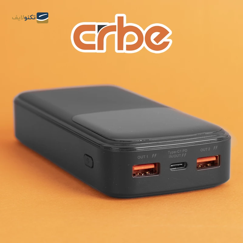 پاوربانک کربی مدل BE-P104 ظرفیت 20000 میلی آمپر ساعت - Crbe BE-P104 20000mah power bank