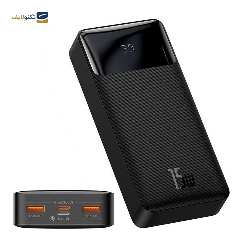  پاوربانک باسئوس مدل  Bipow PPDML-J01 با ظرفیت 20000 میلی آمپر  - Baseus Bipow PPDML-J01 20000mah Power Bank