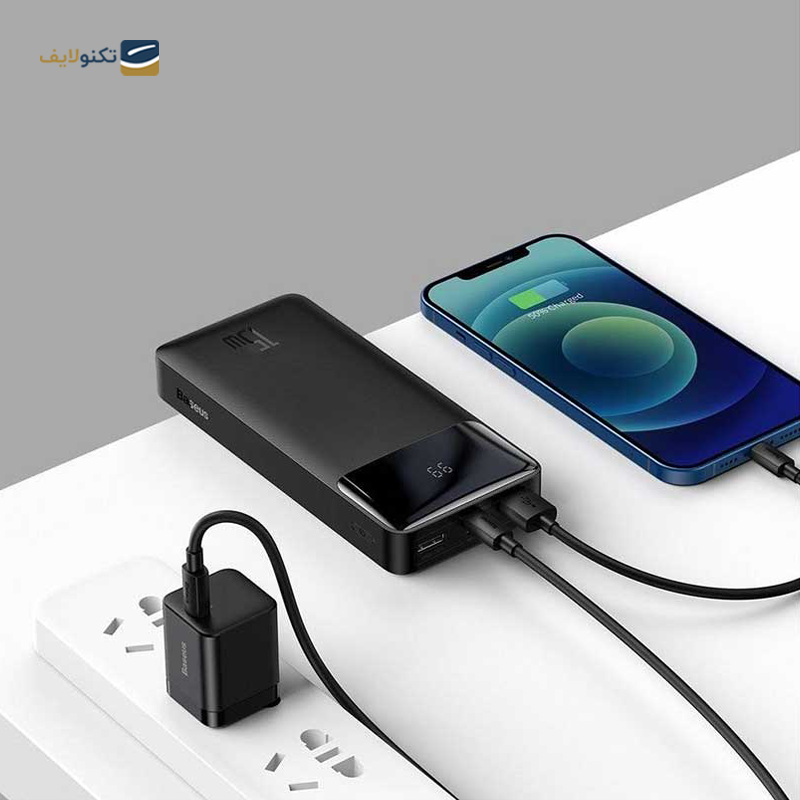  پاوربانک باسئوس مدل  Bipow PPDML-J01 با ظرفیت 20000 میلی آمپر  - Baseus Bipow PPDML-J01 20000mah Power Bank