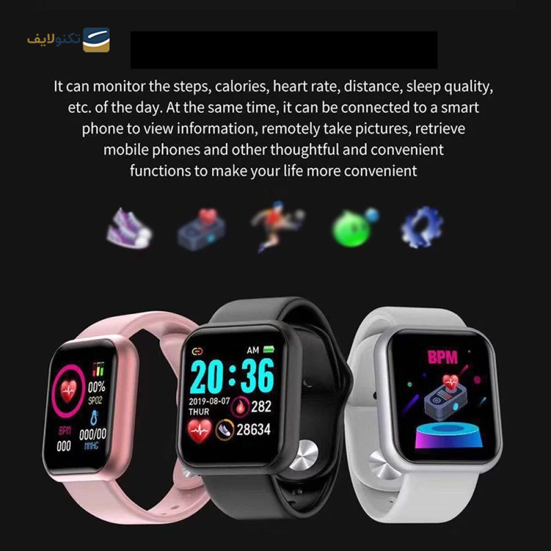 ساعت هوشمند مدل Macaron - Macaron Smart Watch