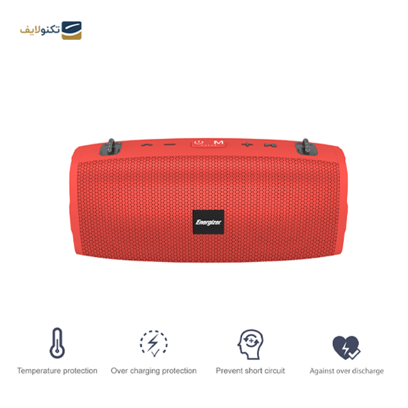 اسپیکر بلوتوثی قابل حمل انرجایزر مدل BTS204 - Energizer BTS204 Portable Bluetooth Speaker