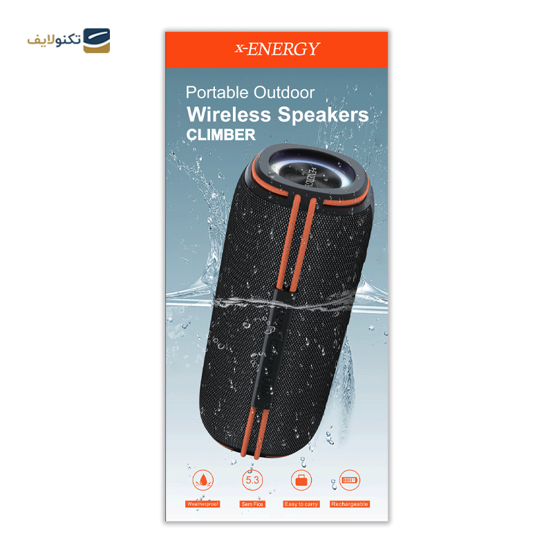 اسپیکر بلوتوثی ایکس انرژی مدل Climber - X-Energy Climber Bluetooth Speaker