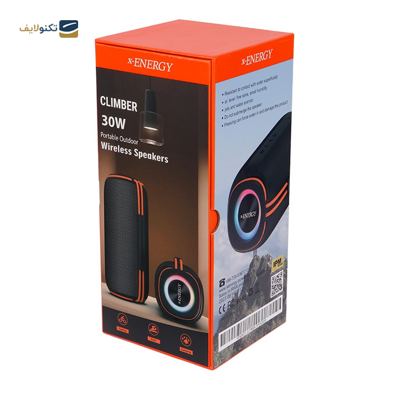 اسپیکر بلوتوثی ایکس انرژی مدل Climber - X-Energy Climber Bluetooth Speaker