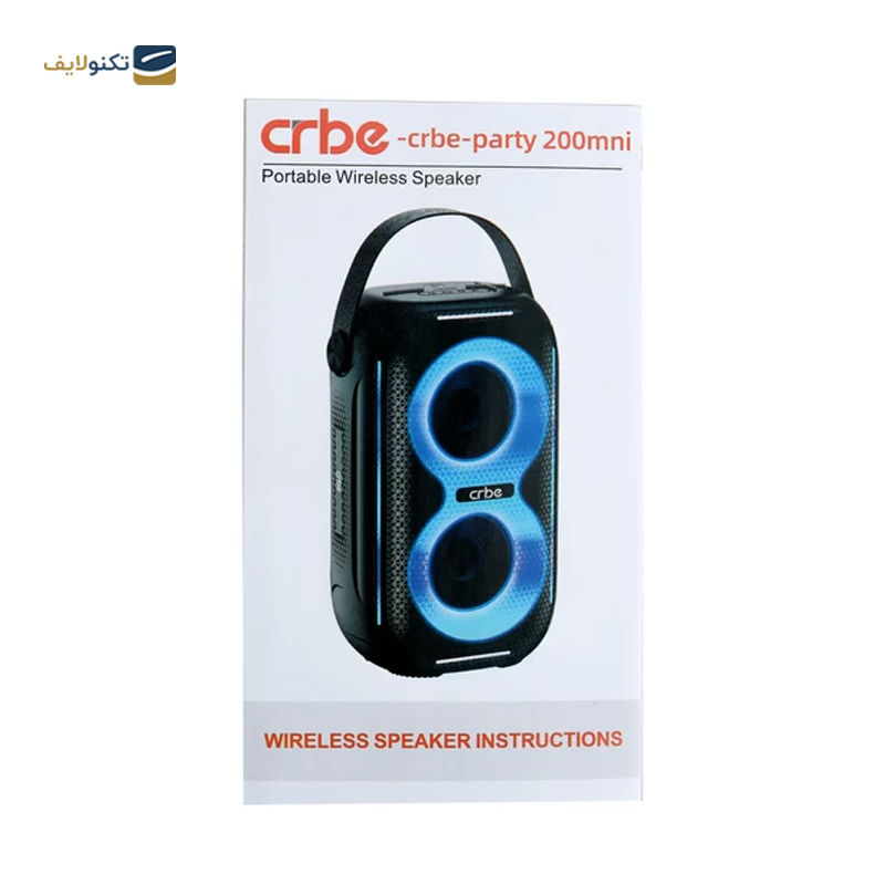 اسپیکر بلوتوثی قابل حمل کربی مدل PARTY 200 MINI - Crbe PARTY 200 MINI Bluetooth Portable Speaker