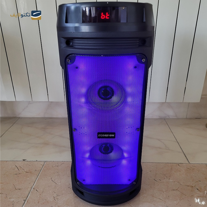 اسپیکر بلوتوثی چمدانی مدل ZQS 6210W - ZQS 6210w Suitcase Bluetooth Speaker