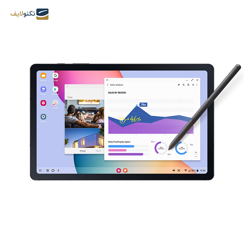 تبلت سامسونگ مدل Galaxy Tab S6 Lite WiFi (2024) P620 ظرفیت 64 گیگابایت رم 4 گیگابایت - Samsung Galaxy Tab S6 Lite WiFi (2024) P620 - 64/4GB