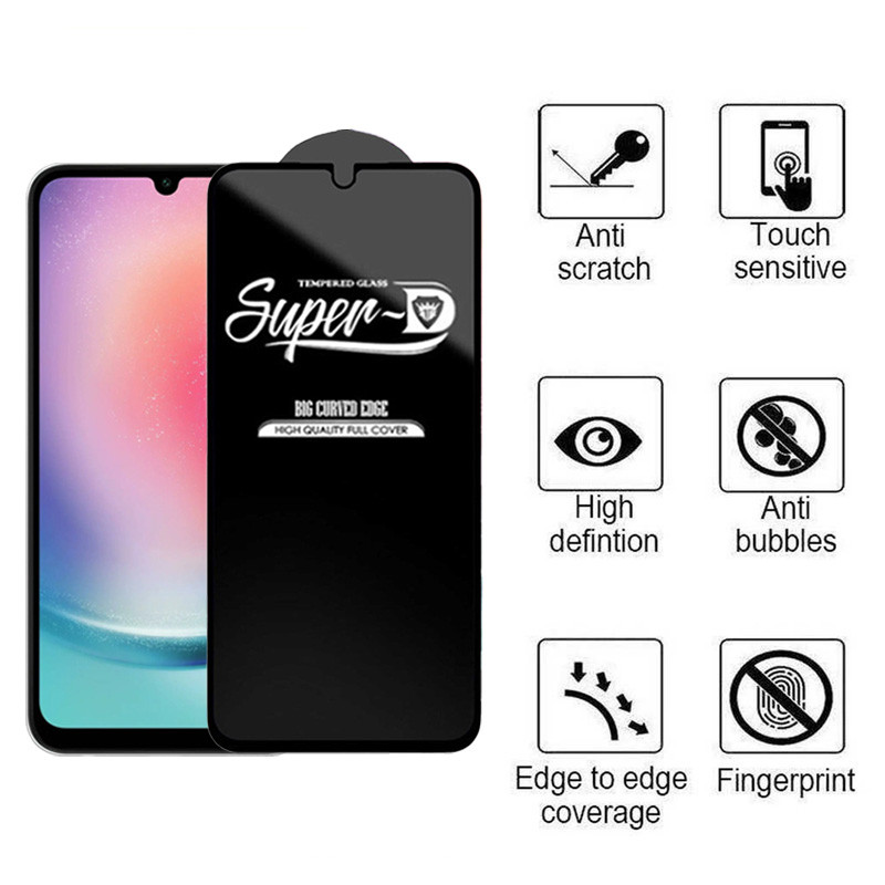 محافظ صفحه نمایش اپیکوی مدل Super 5D مناسب برای گوشی موبایل سامسونگ Galaxy A24 4G/A25/A15 4G/5G /F34 - Epicoy Super 5D Glass Screen Protector For Samsung Galaxy A24 4G/A25/A15 4G/5G /F34