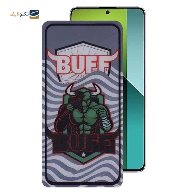 گلس گوشی شیائومی Redmi Note 13 Pro بوف مدل Super Power 5D - Buff 5D Super Power Glass Screen Protector For Xiaomi Redmi Note 13 Pro