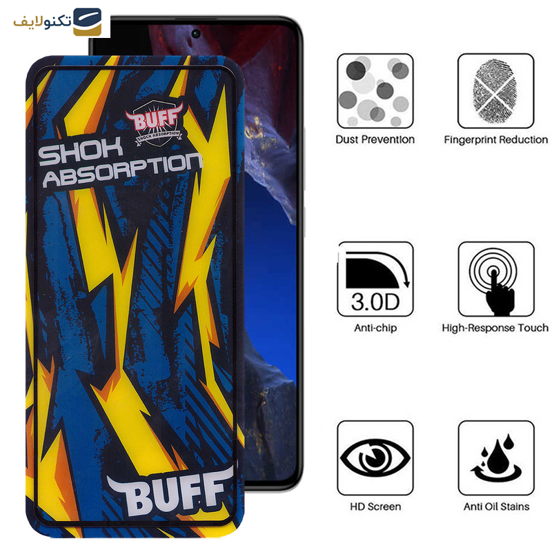 محافظ صفحه نمایش بوف مدل Shock-Shock-G مناسب برای گوشی موبایل شیائومی Poco F5 Pro - F5 - F4 GT - F4 - F3 GT - F3 - F2 Pro - Buff Shock-Shock-G Glass Screen Protector For Xiaomi Poco F5 Pro - F5 - F4 GT - F4 - F3 GT - F3 - F2 Pro