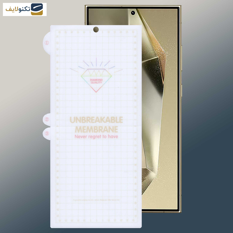 محافظ صفحه نمایش بوف مدل Hydrogel-G مناسب برای گوشی موبایل سامسونگ Galaxy S24 Ultra - S23 Ultra - S22 Ultra - Buff Hydrogel-G film screen protector suitable for Samsung Galaxy S24 Ultra - S23 Ultra - S22 Ultra