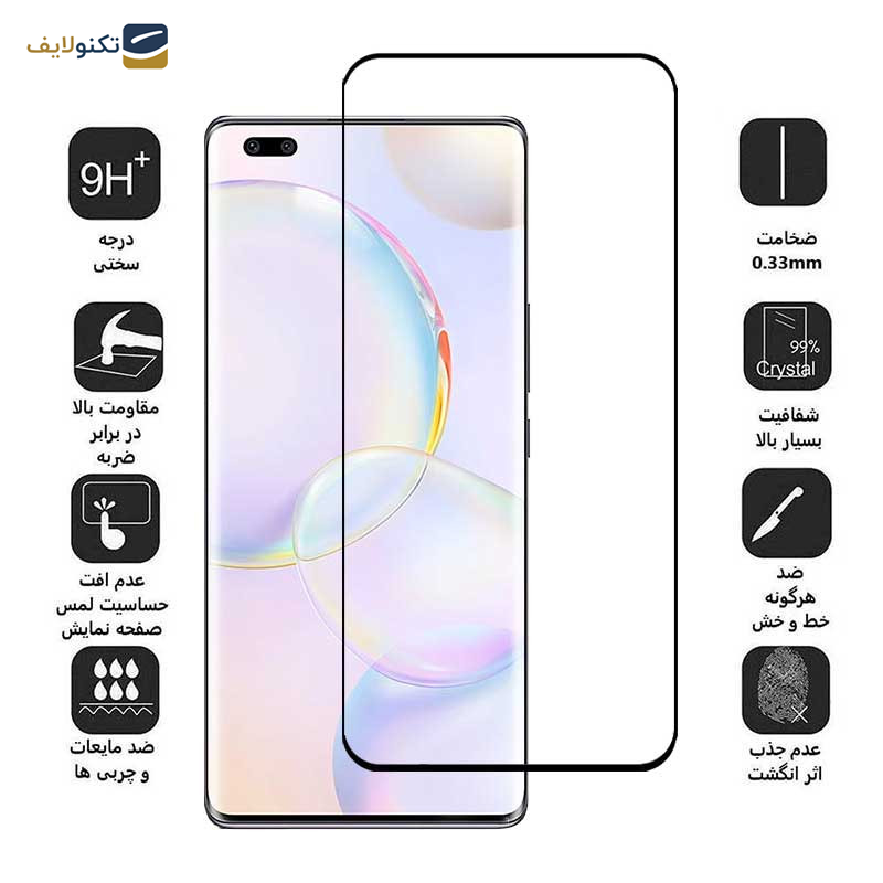محافظ صفحه نمایش اپیکوی مدل Anti-Static مناسب برای گوشی موبایل هوآوی P50 Pro / Nova 9 / Nova 8 / Honor 50 / Honor V40 Lite - Epicoy Glass Screen Protector Anti-Static For Huawei P50 Pro / nova 9 / nova 8 / Honor 50 / Honor V40 Lite