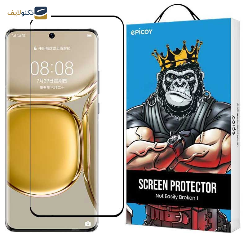 محافظ صفحه نمایش اپیکوی مدل Anti-Static مناسب برای گوشی موبایل هوآوی P50 Pro / Nova 9 / Nova 8 / Honor 50 / Honor V40 Lite - Epicoy Glass Screen Protector Anti-Static For Huawei P50 Pro / nova 9 / nova 8 / Honor 50 / Honor V40 Lite