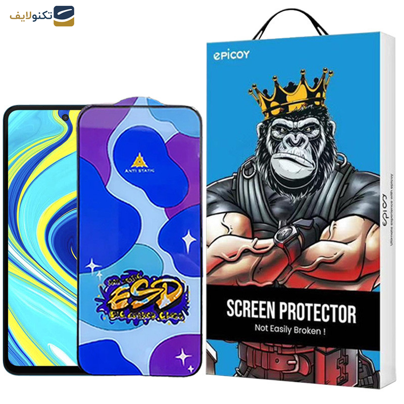 محافظ صفحه نمایش اپیکوی مدل Star ESD مناسب برای گوشی موبایل شیائومی Redmi Note 9 Pro Max-Note 9 Pro 5G-Note 9 Pro 4G India-Global-Note 9S - Star ESD Glass Screen Protector For Xiaomi Redmi Note 9 Pro Max-Note 9 Pro 5G-Note 9 Pro 4G India-Global-Note 9S