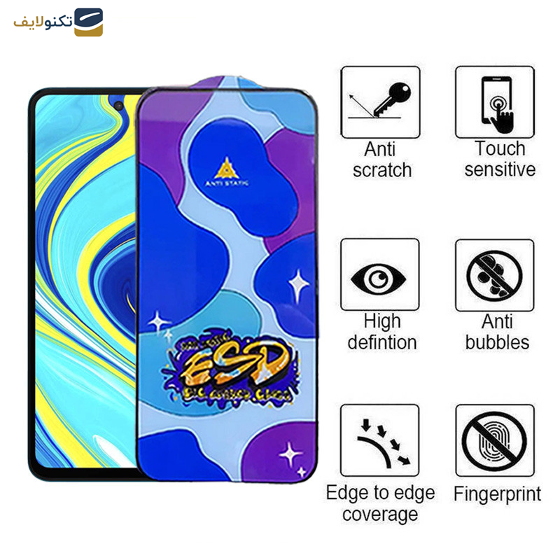 محافظ صفحه نمایش اپیکوی مدل Star ESD مناسب برای گوشی موبایل شیائومی Redmi Note 9 Pro Max-Note 9 Pro 5G-Note 9 Pro 4G India-Global-Note 9S - Star ESD Glass Screen Protector For Xiaomi Redmi Note 9 Pro Max-Note 9 Pro 5G-Note 9 Pro 4G India-Global-Note 9S