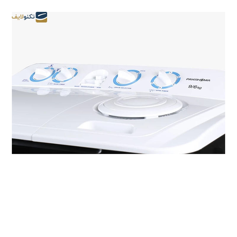 ماشین لباسشویی پاکشوما 9.6‌ کیلویی مدل PTN 9604 AJ - Pakshoma PTN 9604 AJ Washing Machine