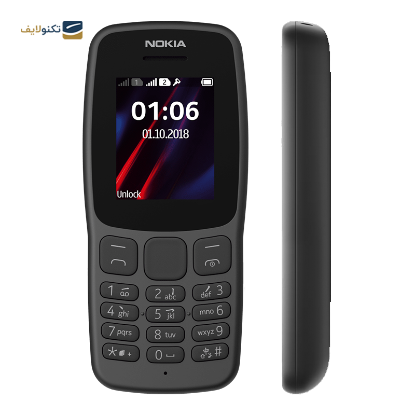 گوشی موبايل نوکيا مدل 106 (2018) ظرفیت 4 مگابایت رم 4 مگابایت - مونتاژ ایران - Nokia 106 (2018) - FA Iran Assembly
