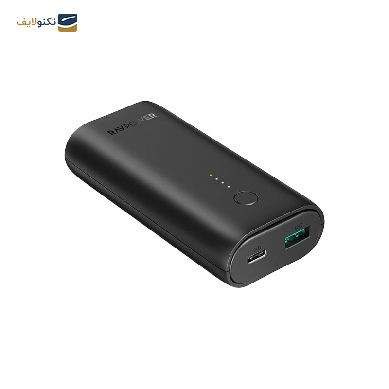 پاوربانک راوپاور مدل RP-PB205 ظرفیت 10000 میلی آمپر - RAVPower RP-PB205 10000mAh PD & QC 2-Port 18W Power Bank