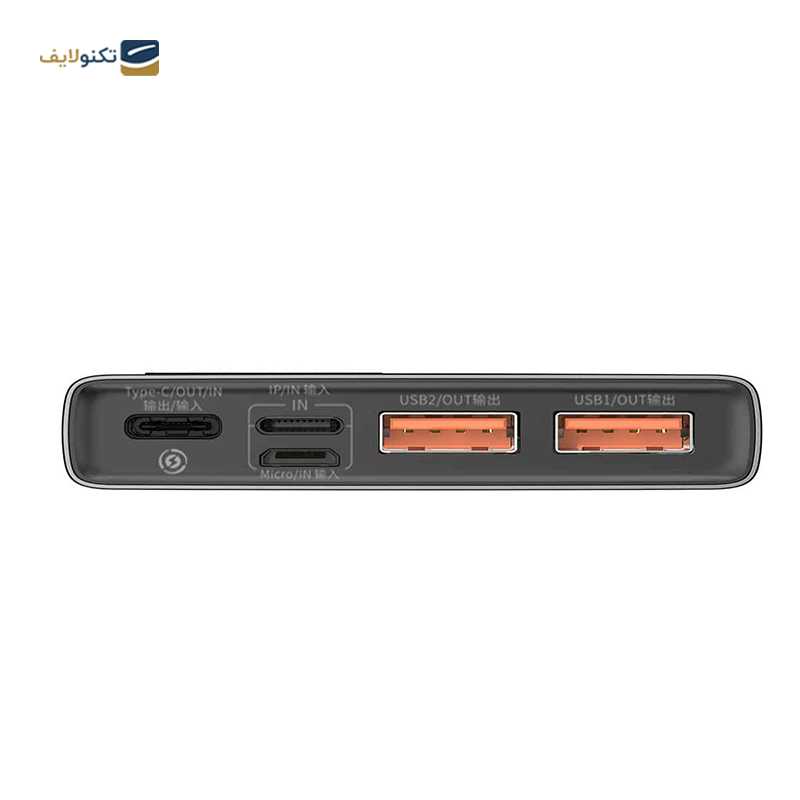 پاوربانک باسئوس مدل ADAMAN METAL DIGITAL DISPLAY ظرفیت 10000 میلی آمپر ساعت - Baseus Power Bank ADAMAN METAL DIGITAL DISPLAY