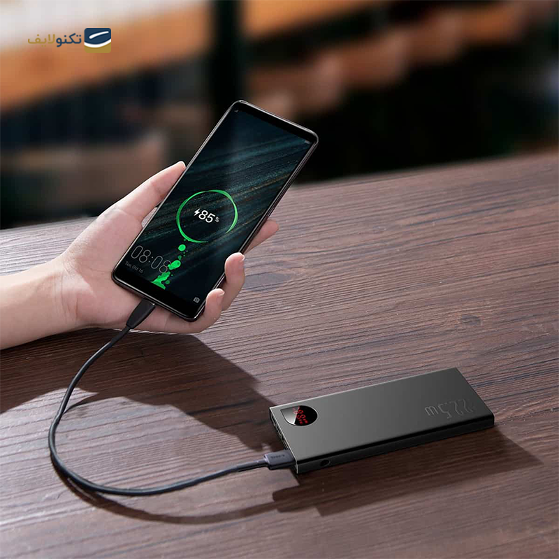 پاوربانک باسئوس مدل ADAMAN METAL DIGITAL DISPLAY ظرفیت 10000 میلی آمپر ساعت - Baseus Power Bank ADAMAN METAL DIGITAL DISPLAY