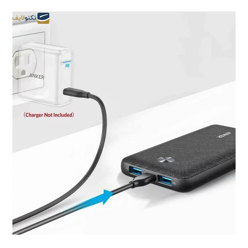 پاوربانک انکر مدل PowerCore III Sense 10k A1248 ظرفیت 10000 میلی‌ آمپر ساعت - Anker PowerCore III Sense 10k A1248 10000mAh Power Bank
