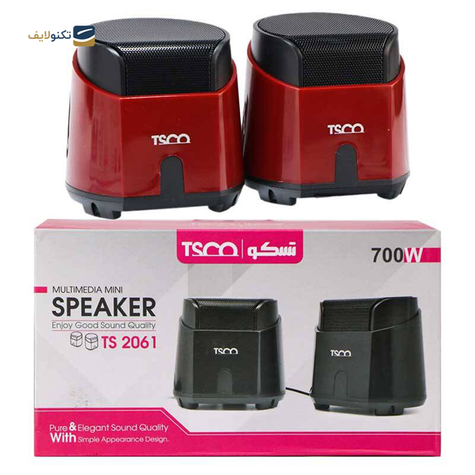 اسپیکر رو میزی تسکو مدل TS 2061 - TSCO TS 2061 Desktop Speaker